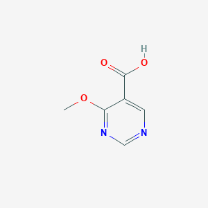 4-Methoxypyrimidine-5-carboxylic acid chemical structure (CAS 72411-89-3)
