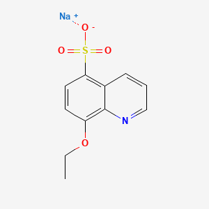 Sodium 8-ethoxyquinoline-5-sulfonate chemical structure (CAS 7246-07-3)