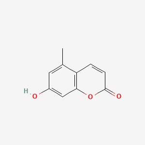 7-Hydroxy-5-methyl-2H-chromen-2-one chemical structure (CAS 7249-26-5)