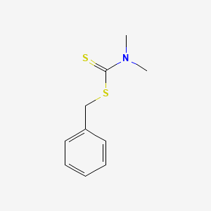 Benzyl dimethylcarbamodithioate chemical structure (CAS 7250-18-2)