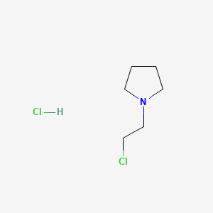 1-(2-Chloroethyl)pyrrolidine hydrochloride chemical structure (CAS 7250-67-1)