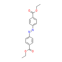 Diethyl 4,4'-azodibenzoate chemical structure (CAS 7250-68-2)