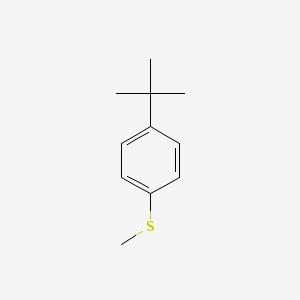 1-tert-Butyl-4-(methylthio)benzene chemical structure (CAS 7252-86-0)