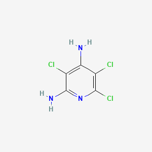 3,5,6-Trichloropyridine-2,4-diamine chemical structure (CAS 725208-26-4)