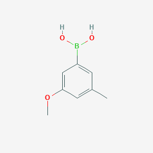 (3-Methoxy-5-methylphenyl)boronic acid chemical structure (CAS 725251-81-0)