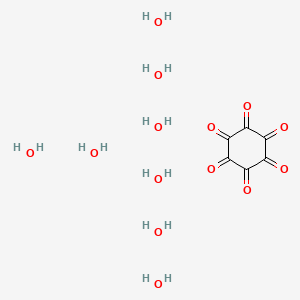 Hexaketocyclohexane octahydrate chemical structure (CAS 7255-28-9)