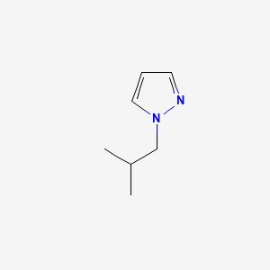 1-Isobutyl-1H-pyrazole chemical structure (CAS 725746-81-6)