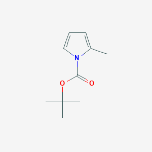 tert-Butyl 2-methyl-1H-pyrrole-1-carboxylate chemical structure (CAS 72590-65-9)