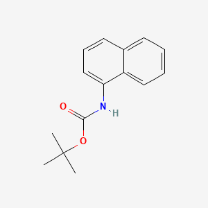 tert-Butyl naphthalen-1-ylcarbamate chemical structure (CAS 72594-62-8)