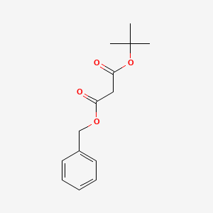 Benzyl tert-butyl malonate chemical structure (CAS 72594-86-6)