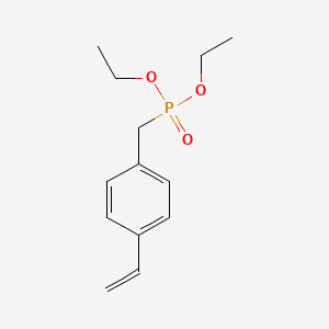 Diethyl (4-vinylbenzyl)phosphonate chemical structure (CAS 726-61-4)
