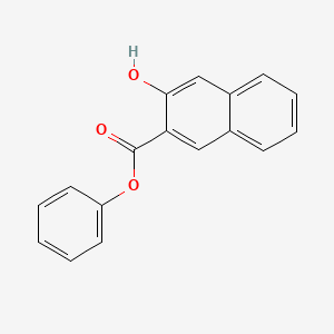 Phenyl 3-hydroxy-2-naphthoate chemical structure (CAS 7260-11-9)