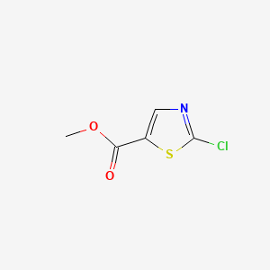 Methyl 2-chlorothiazole-5-carboxylate chemical structure (CAS 72605-86-8)