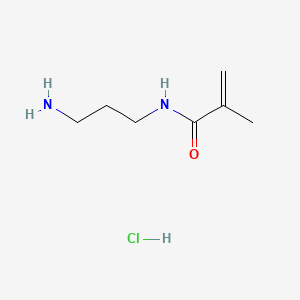 N-(3-Aminopropyl)methacrylamide hydrochloride chemical structure (CAS 72607-53-5)