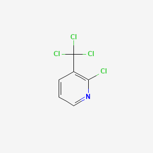 2-Chloro-3-(trichloromethyl)pyridine chemical structure (CAS 72648-12-5)