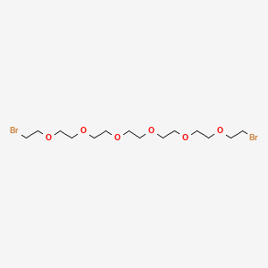 Bromo-peg6-bromide chemical structure (CAS 72713-23-6)