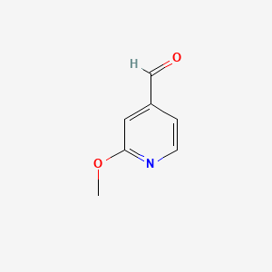 2-Methoxyisonicotinaldehyde chemical structure (CAS 72716-87-1)