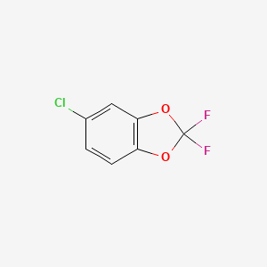 5-Chloro-2,2-difluoro-1,3-benzodioxole chemical structure (CAS 72769-08-5)