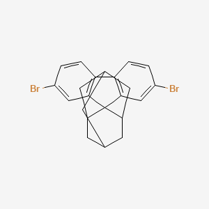 2',7'-Dibromospiro[adamantane-2,9'-fluorene] chemical structure (CAS 727730-32-7)