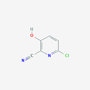 6-Chloro-3-hydroxypicolinonitrile chemical structure (CAS 727736-70-1)