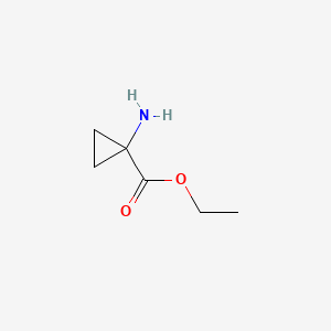 Ethyl 1-Aminocyclopropanecarboxylate chemical structure (CAS 72784-47-5)