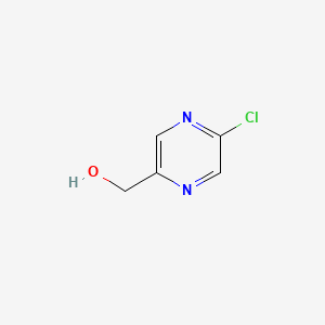 2-Chloro-5-(hydroxymethyl)pyrazine chemical structure (CAS 72788-94-4)