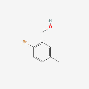 (2-Bromo-5-methylphenyl)methanol chemical structure (CAS 727985-37-7)