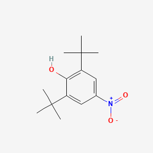 2,6-Di-tert-butyl-4-nitrophenol chemical structure (CAS 728-40-5)