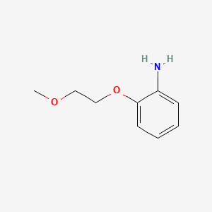 2-(2-Methoxyethoxy)aniline chemical structure (CAS 72806-66-7)