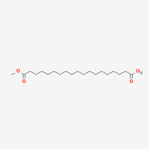 19-Methoxy-19-oxononadecanoic acid chemical structure (CAS 72849-43-5)