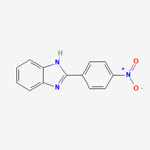 2-(4-Nitrophenyl)-1H-benzo[d]imidazole chemical structure (CAS 729-13-5)