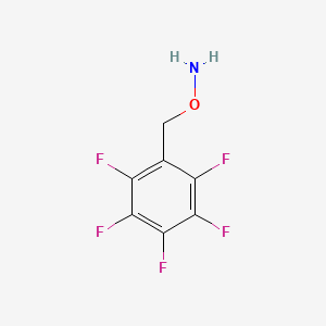 O-((Perfluorophenyl)methyl)hydroxylamine chemical structure (CAS 72915-12-9)