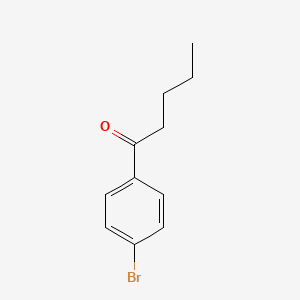 4'-Bromovalerophenone chemical structure (CAS 7295-44-5)