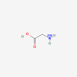 Glycine-15N chemical structure (CAS 7299-33-4)