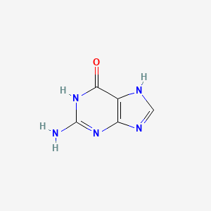 2-Amino-1H-purin-6(7H)-one chemical structure (CAS 73-40-5)