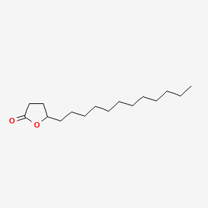 5-Dodecyldihydrofuran-2(3H)-one chemical structure (CAS 730-46-1)