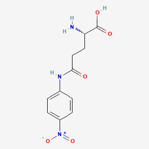 (S)-2-Amino-5-((4-nitrophenyl)amino)-5-oxopentanoic acid chemical structure (CAS 7300-59-6)