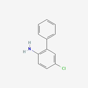 5-Chloro-[1,1'-biphenyl]-2-amine chemical structure (CAS 73006-78-7)