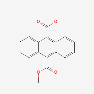 Dimethyl anthracene-9,10-dicarboxylate chemical structure (CAS 73016-10-1)