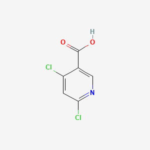 4,6-Dichloronicotinic acid chemical structure (CAS 73027-79-9)