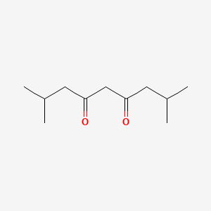 2,8-Dimethylnonane-4,6-dione chemical structure (CAS 7307-08-6)