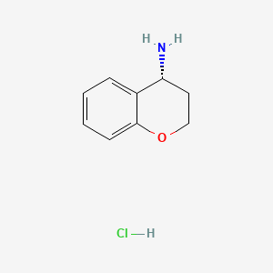 (R)-Chroman-4-amine hydrochloride chemical structure (CAS 730980-59-3)