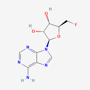 (2R,3R,4S,5S)-2-(6-Amino-9H-purin-9-yl)-5-(fluoromethyl)tetrahydrofuran-3,4-diol chemical structure (CAS 731-98-6)