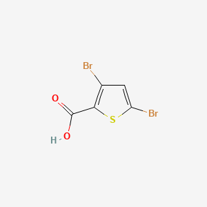 3,5-Dibromothiophene-2-carboxylic acid chemical structure (CAS 7311-68-4)