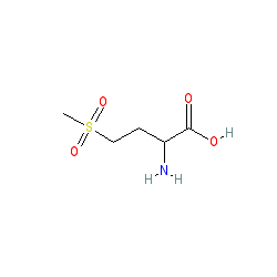 (S)-2-Amino-4-(methylsulfonyl)butanoic acid chemical structure (CAS 7314-32-1)