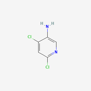 4,6-Dichloropyridin-3-amine chemical structure (CAS 7321-93-9)