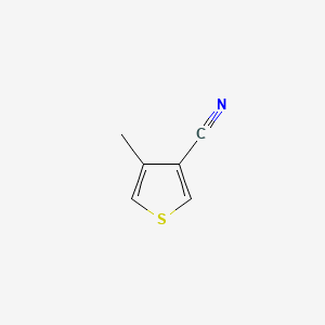 4-Methylthiophene-3-carbonitrile chemical structure (CAS 73229-39-7)