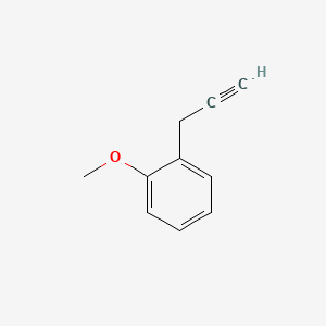 1-Methoxy-2-(prop-2-yn-1-yl)benzene chemical structure (CAS 73234-87-4)