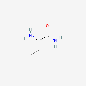 (S)-2-Aminobutanamide chemical structure (CAS 7324-11-0)