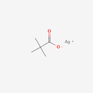 Ailver(I) pivalate chemical structure (CAS 7324-58-5)